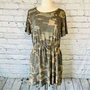 Camouflage Short Sleeve Dress
